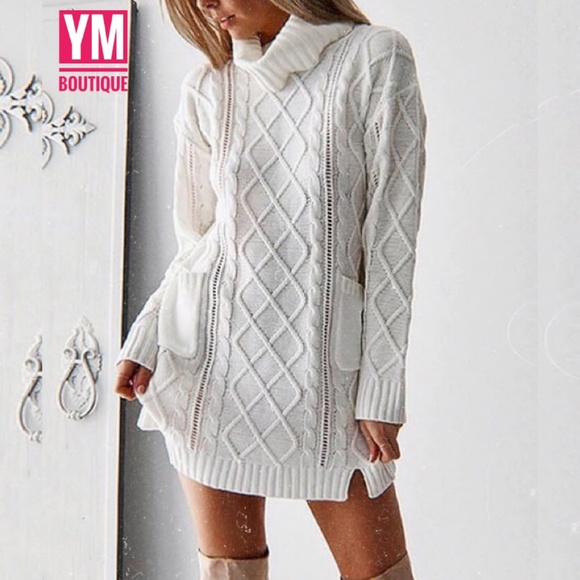 YMBoutique Dresses & Skirts - ⚡New in⚡Turtleneck Sweater dress